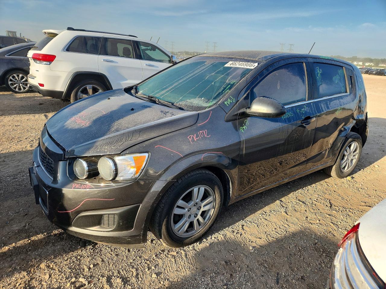 2015 Chevrolet Sonic Lt Gray vin: 1G1JC6SH8F4195423