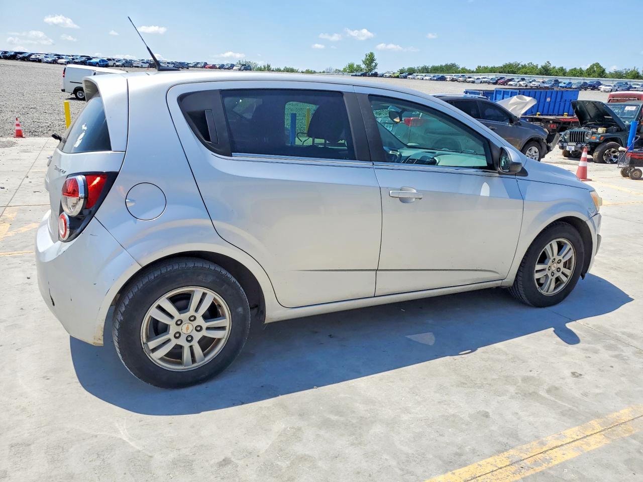 2012 Chevrolet Sonic Lt Silver vin: 1G1JC6SH9C4109158