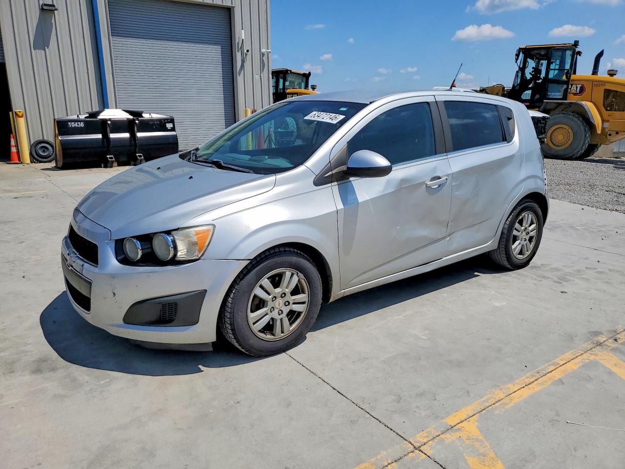 2012 Chevrolet Sonic Lt Silver vin: 1G1JC6SH9C4109158