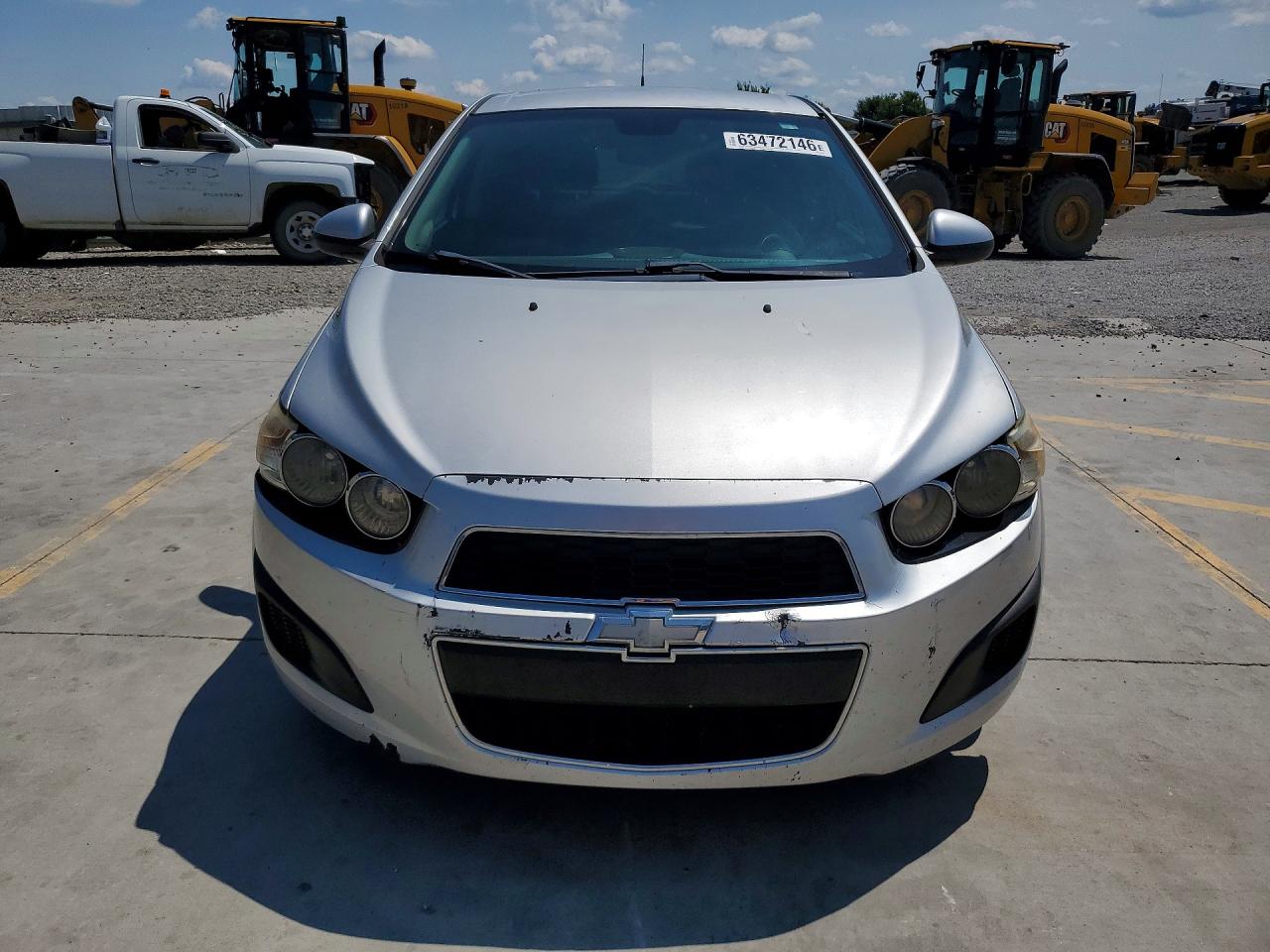 2012 Chevrolet Sonic Lt Silver vin: 1G1JC6SH9C4109158