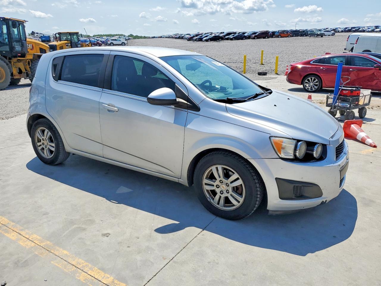 2012 Chevrolet Sonic Lt Silver vin: 1G1JC6SH9C4109158