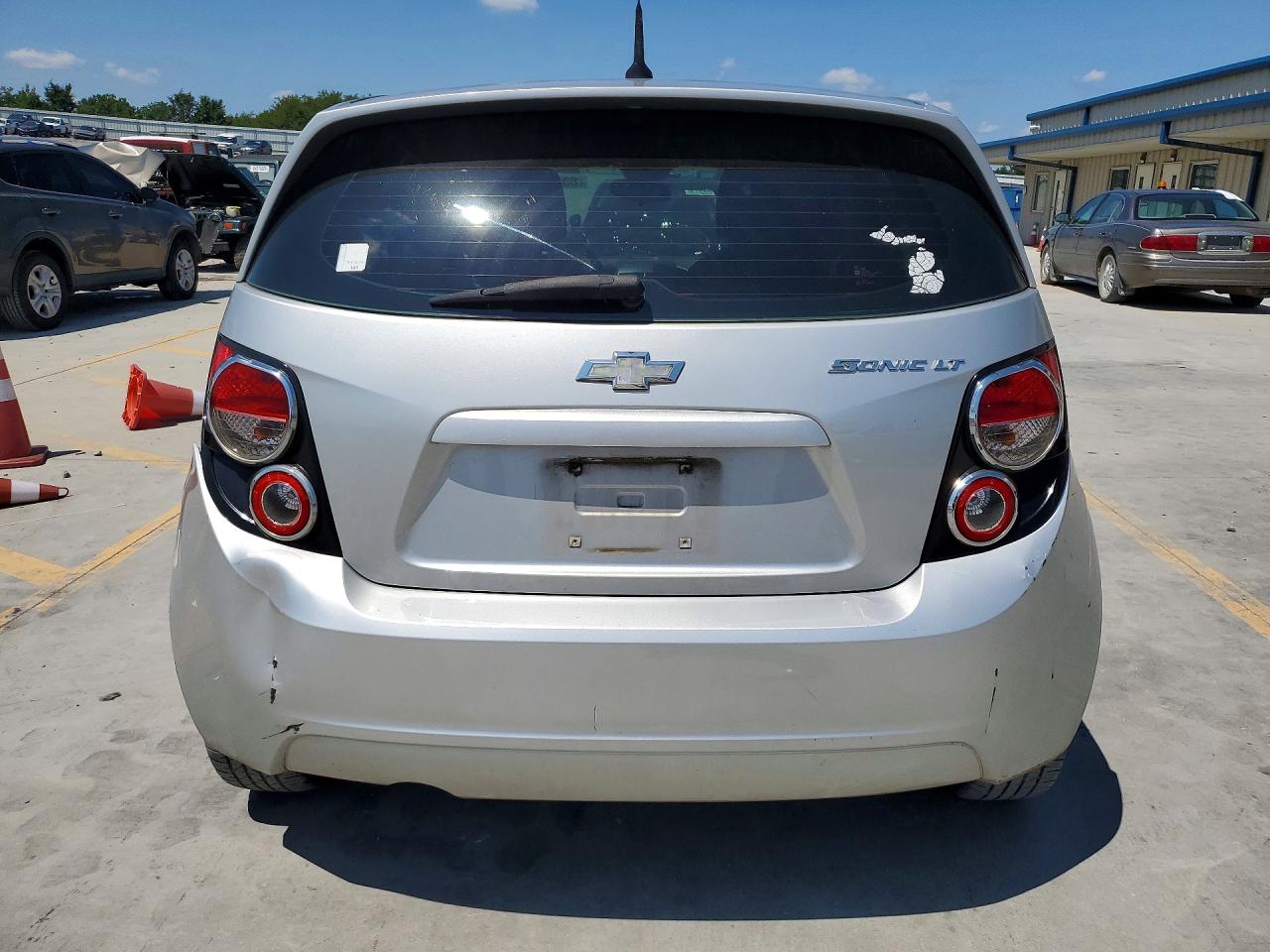 2012 Chevrolet Sonic Lt Silver vin: 1G1JC6SH9C4109158