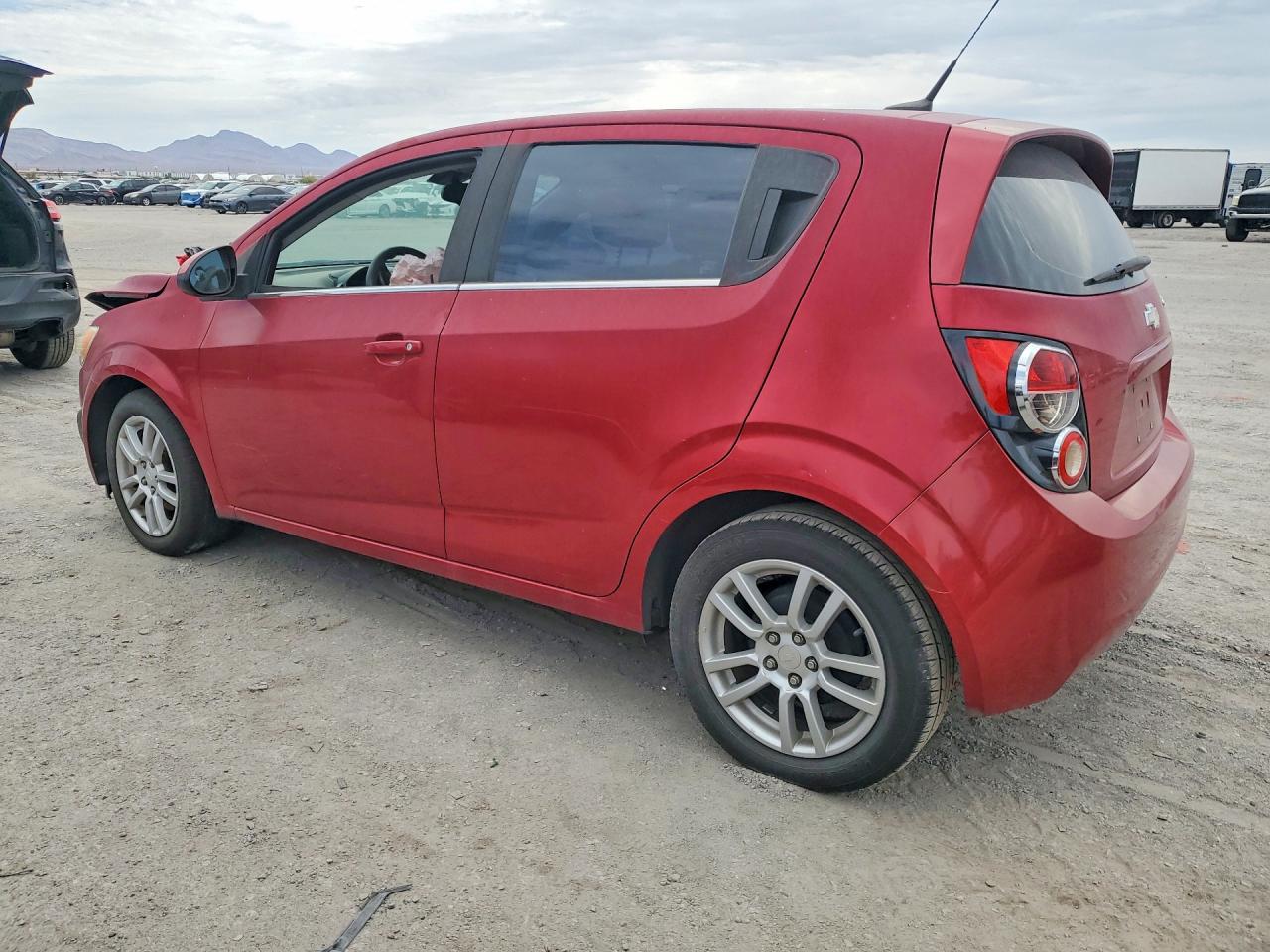 2013 Chevrolet Sonic Lt Red vin: 1G1JC6SH9D4158250