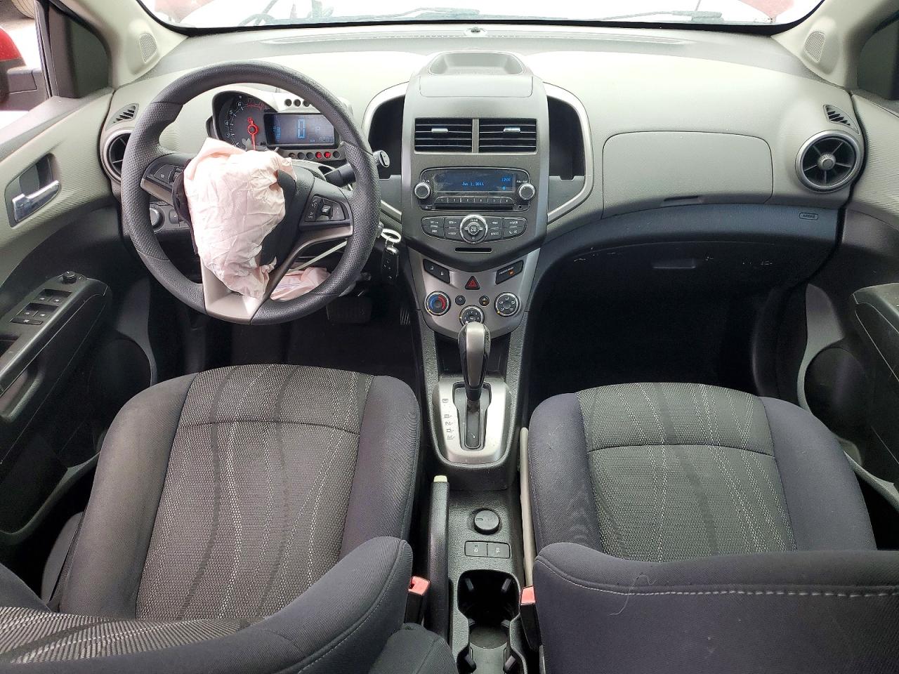 2013 Chevrolet Sonic Lt Red vin: 1G1JC6SH9D4158250