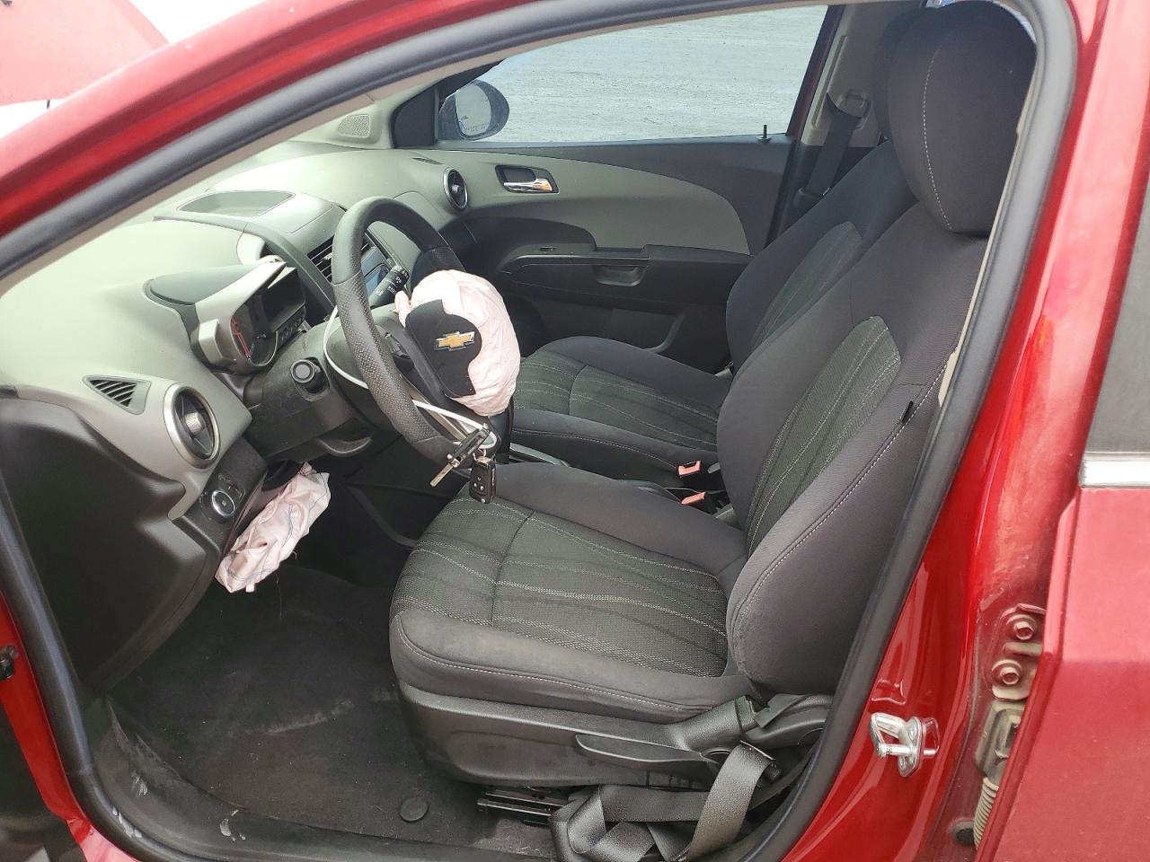 2013 Chevrolet Sonic Lt Red vin: 1G1JC6SH9D4158250