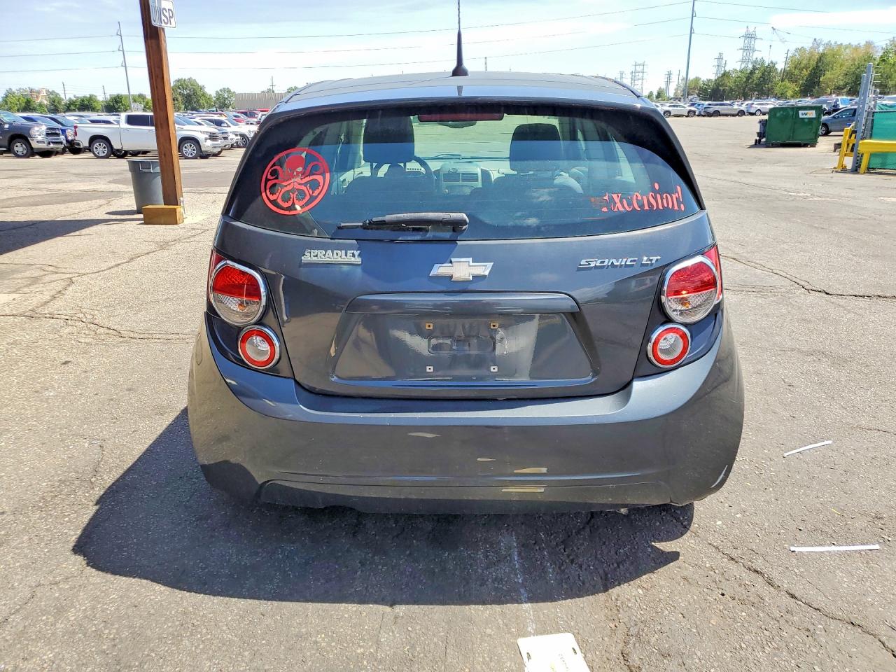 2014 Chevrolet Sonic Lt Серый vin: 1G1JC6SH9E4181741