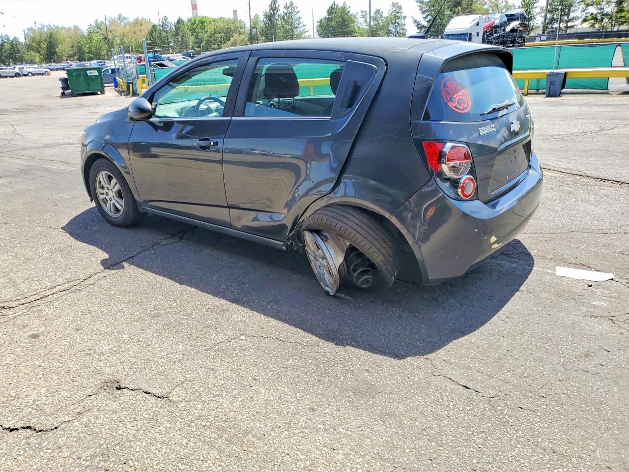 2014 Chevrolet Sonic Lt Серый vin: 1G1JC6SH9E4181741