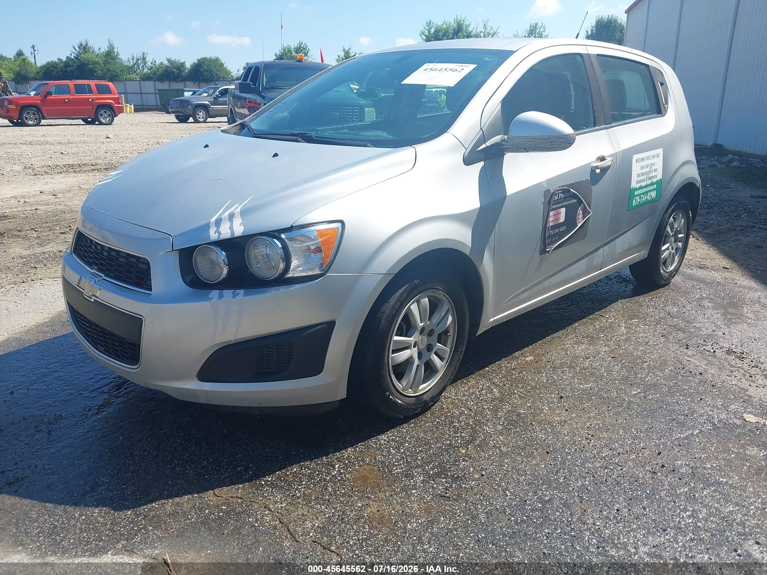 2014 Chevrolet Sonic Lt Auto Gray vin: 1G1JC6SH9E4237208