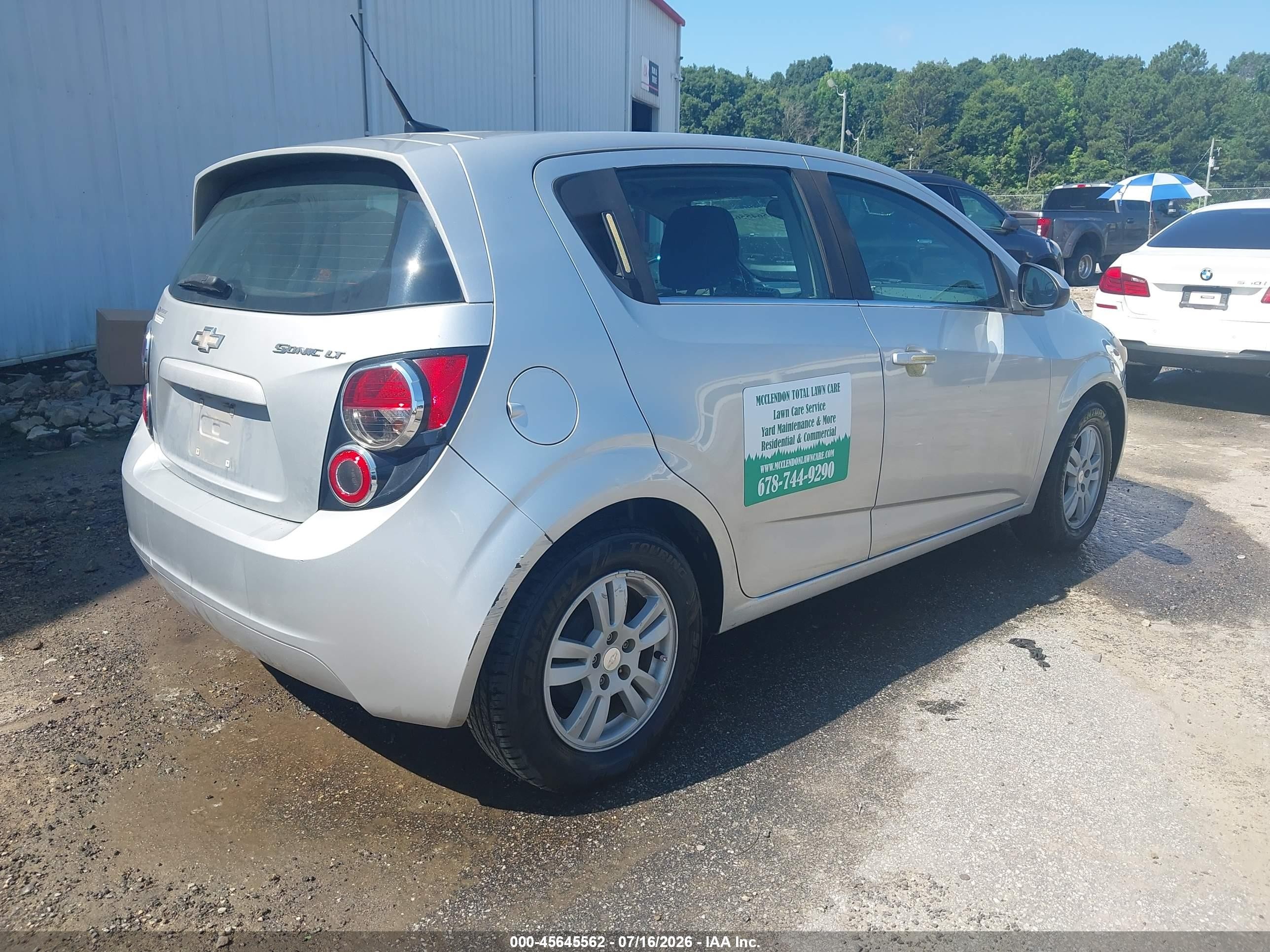 2014 Chevrolet Sonic Lt Auto Gray vin: 1G1JC6SH9E4237208