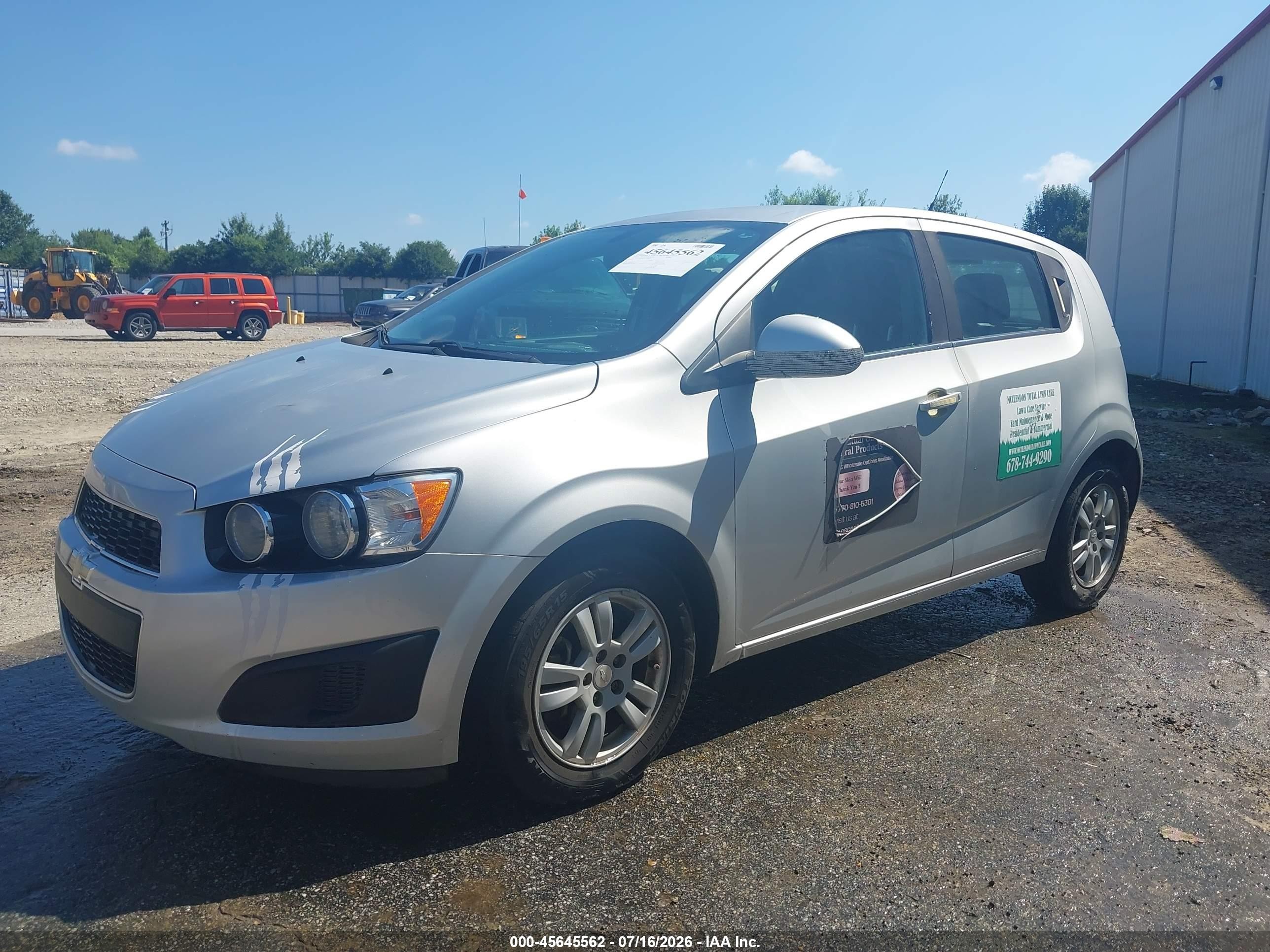 2014 Chevrolet Sonic Lt Auto Gray vin: 1G1JC6SH9E4237208