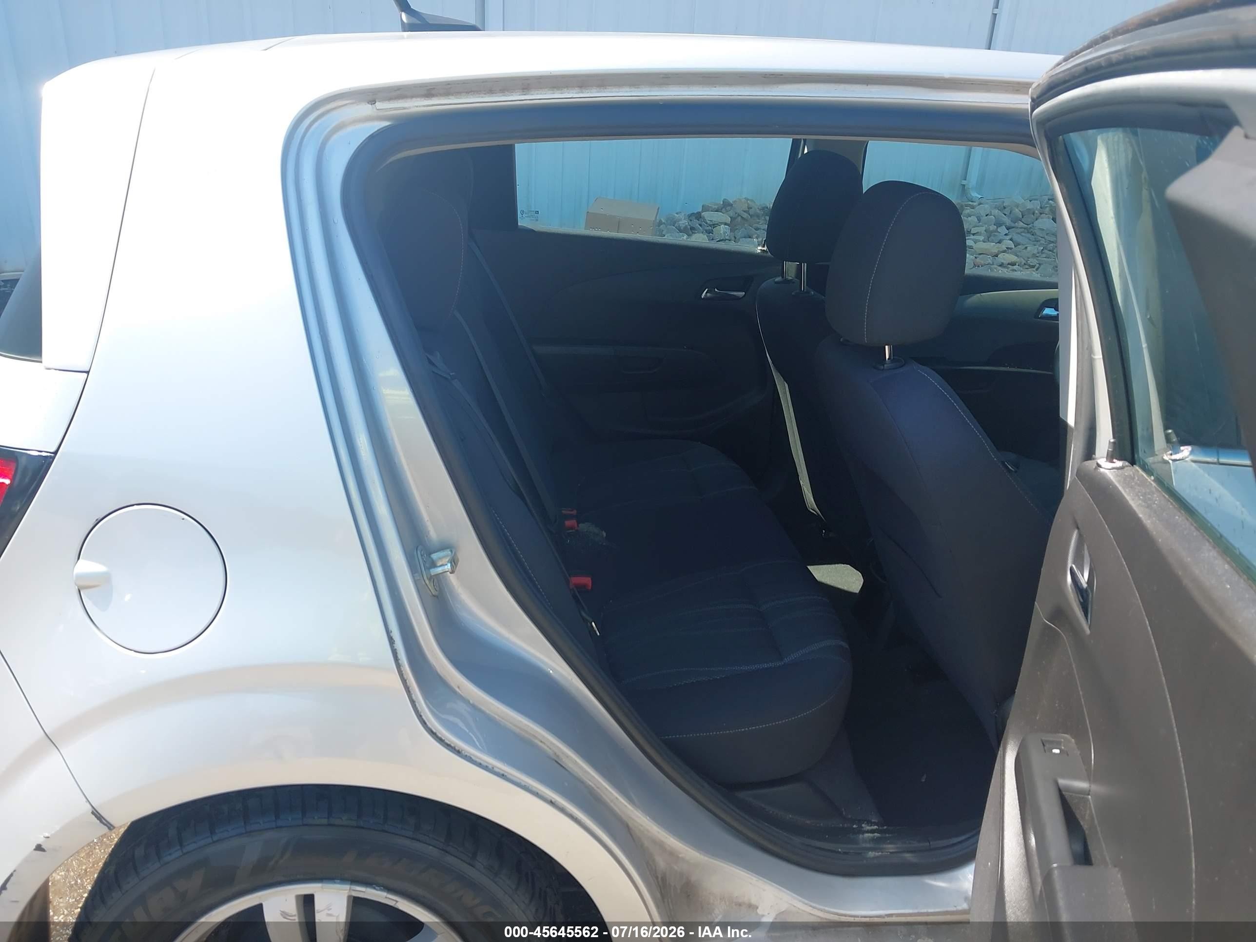 2014 Chevrolet Sonic Lt Auto Gray vin: 1G1JC6SH9E4237208