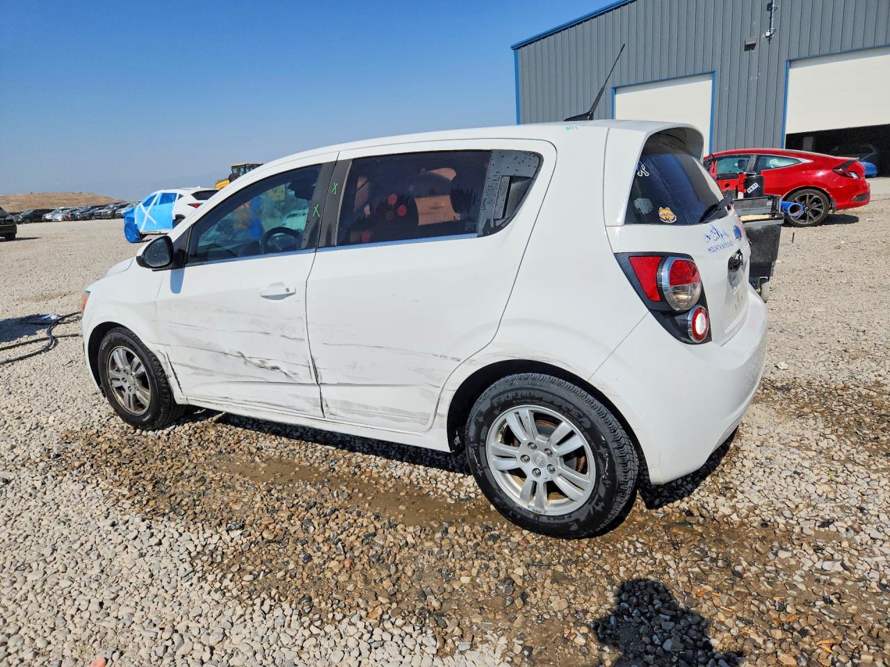2012 Chevrolet Sonic Lt White vin: 1G1JC6SHXC4225050
