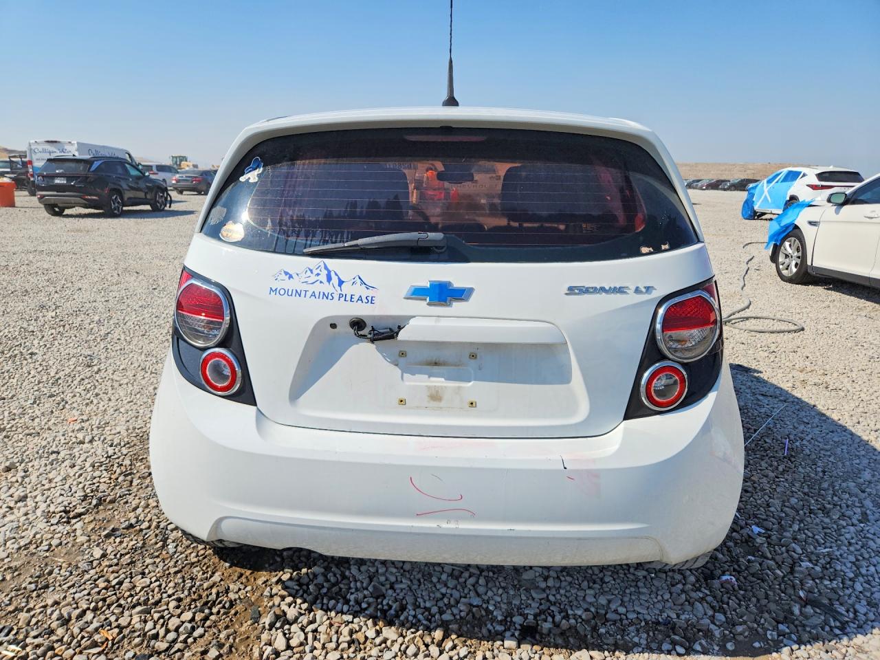 2012 Chevrolet Sonic Lt White vin: 1G1JC6SHXC4225050