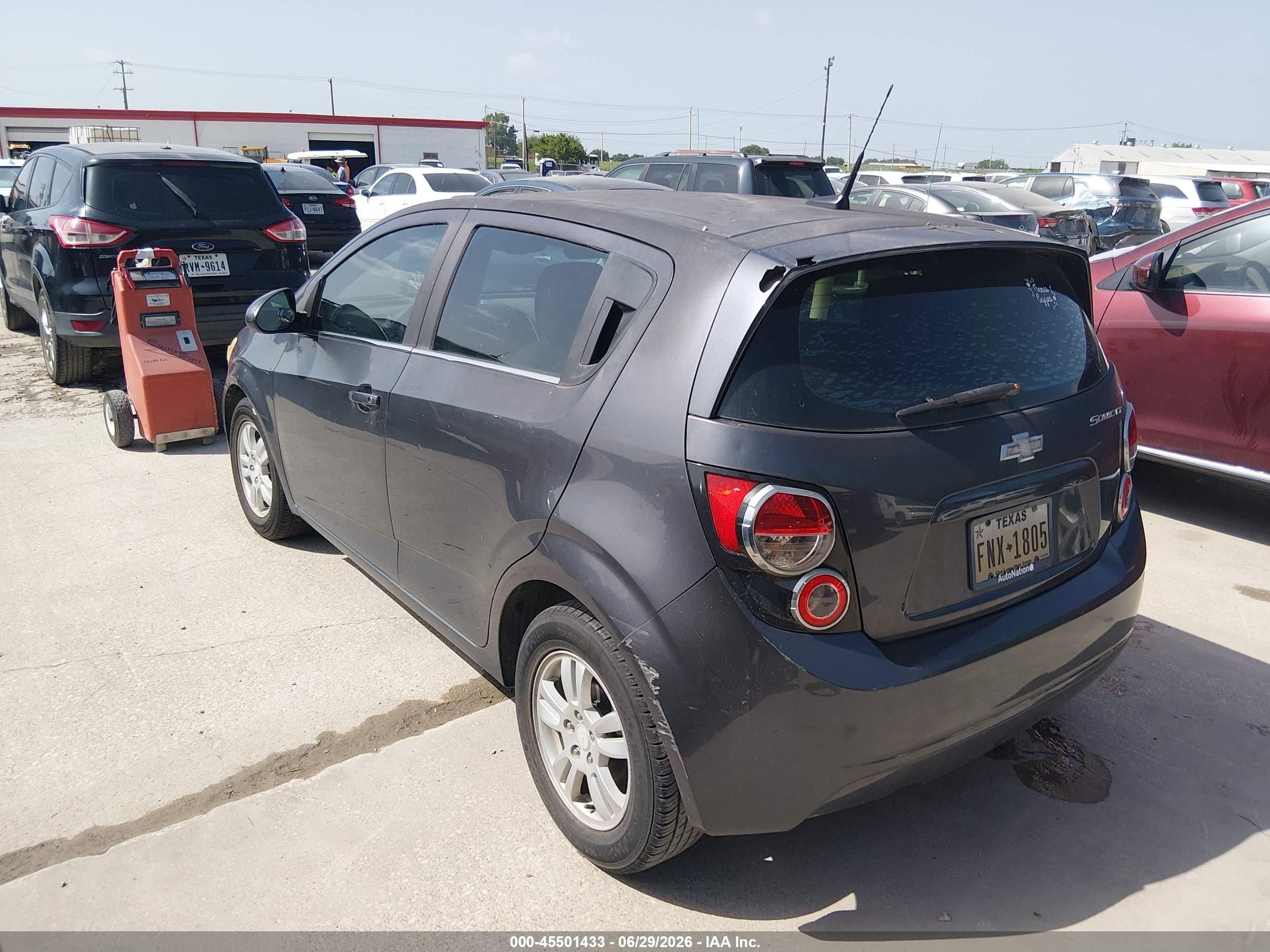 2012 Chevrolet Sonic 2lt Gray vin: 1G1JC6SHXC4231138