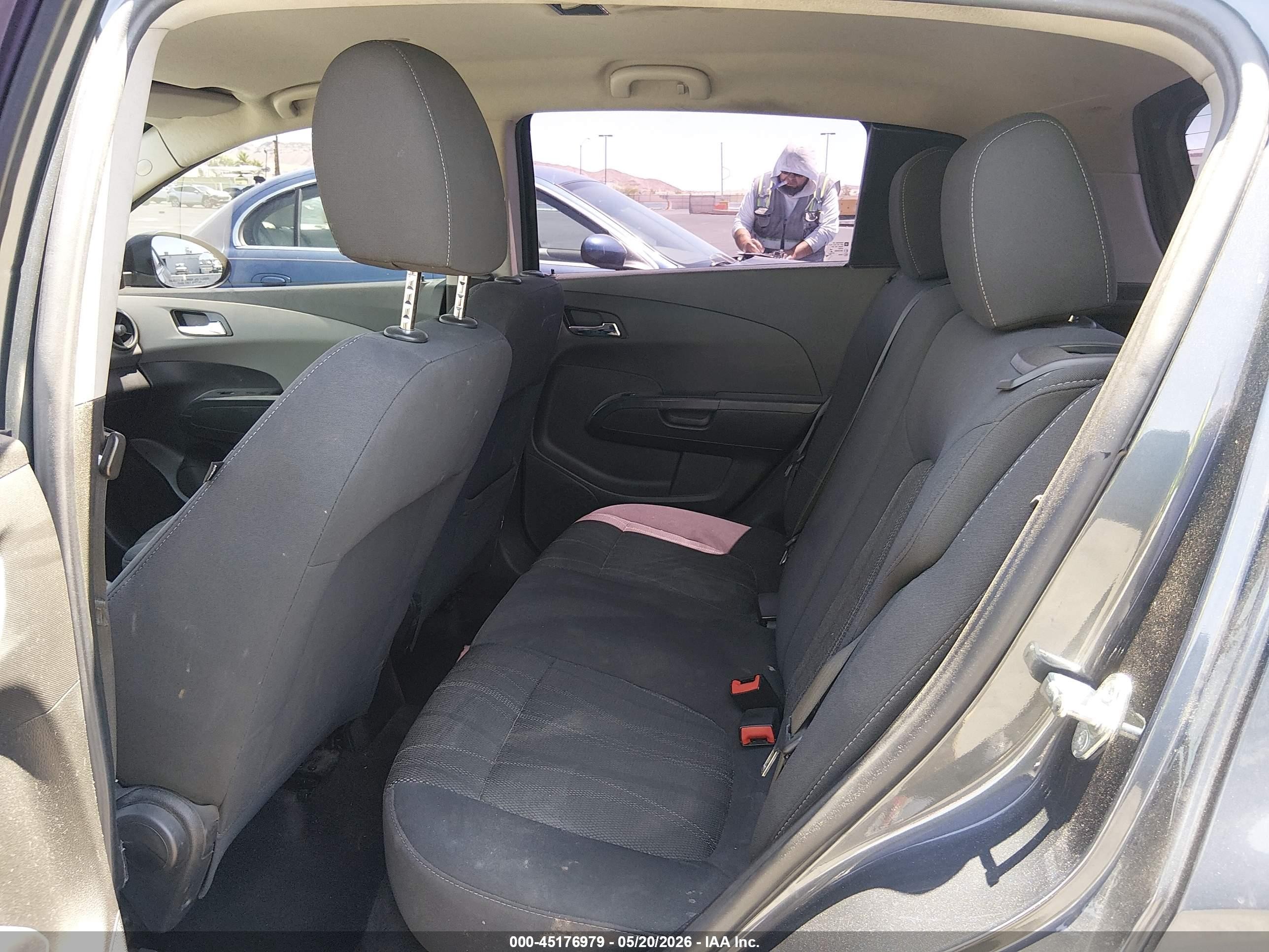 2013 Chevrolet Sonic Lt Auto Серый vin: 1G1JC6SHXD4102432