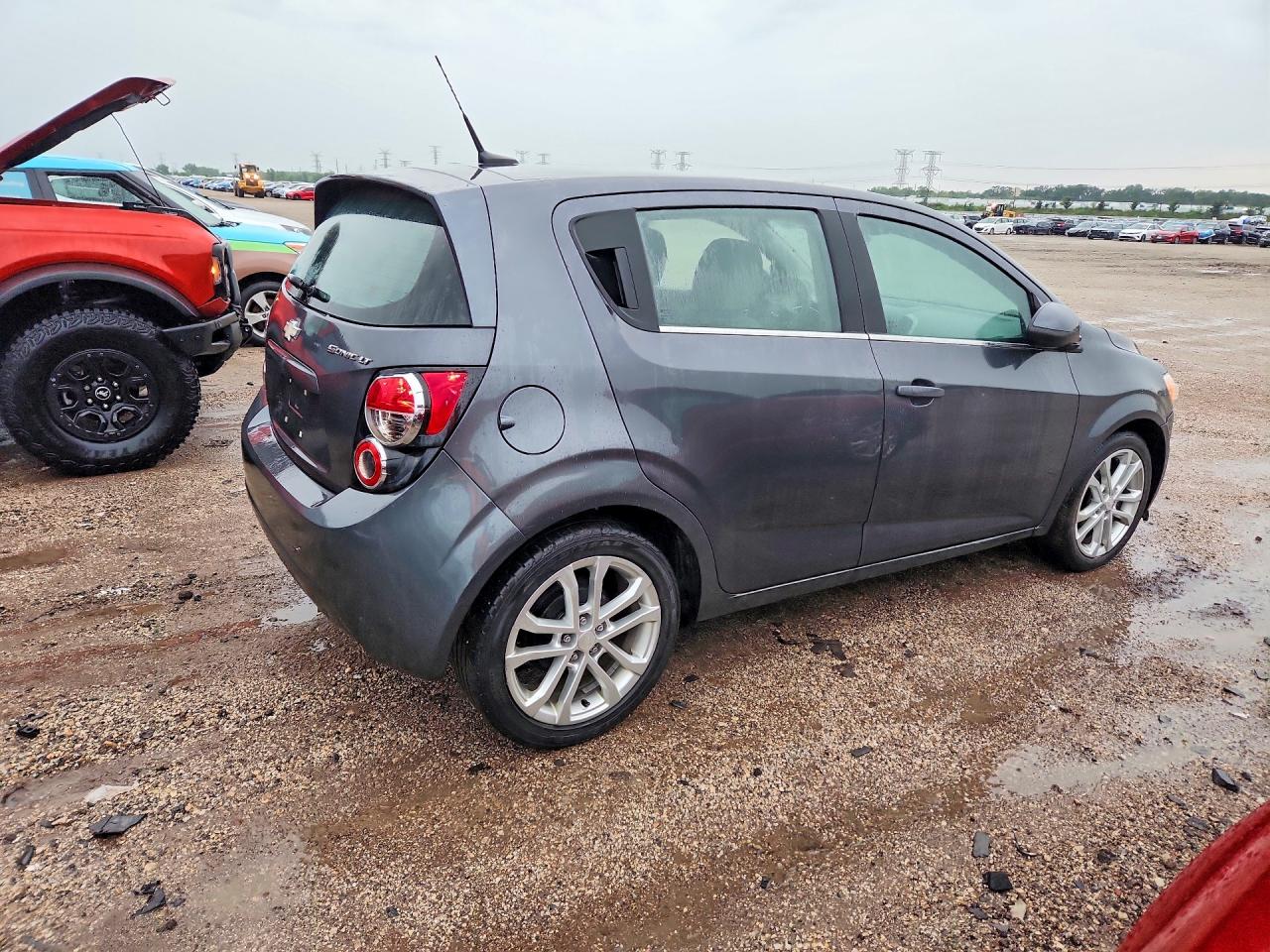 2013 Chevrolet Sonic Lt Gray vin: 1G1JC6SHXD4137830