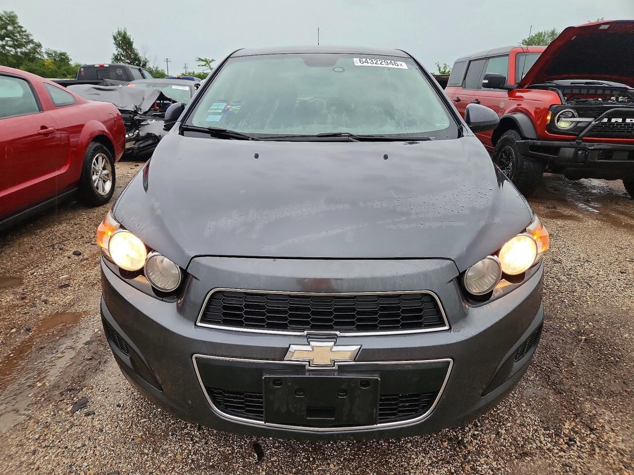 2013 Chevrolet Sonic Lt Gray vin: 1G1JC6SHXD4137830
