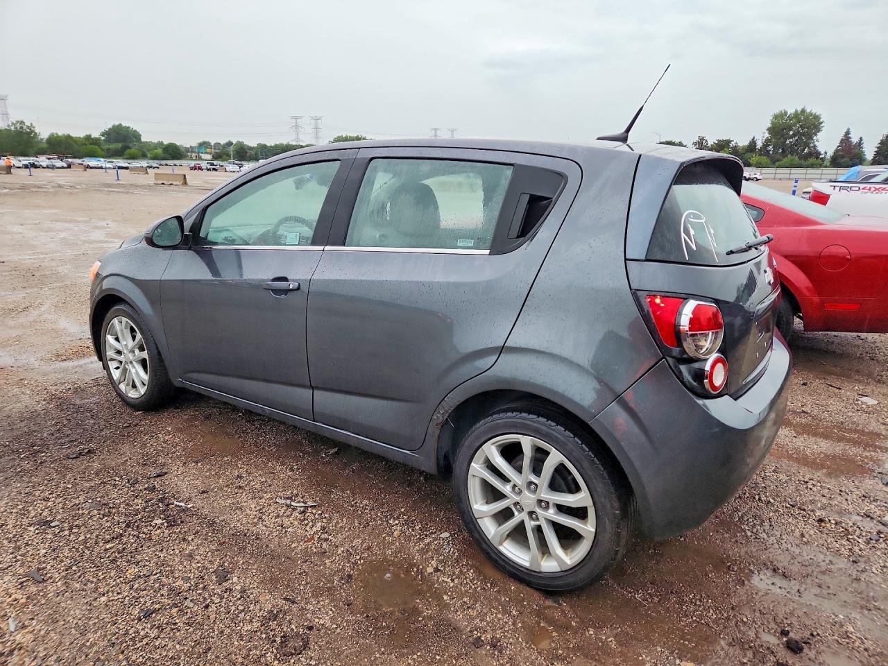2013 Chevrolet Sonic Lt Gray vin: 1G1JC6SHXD4137830