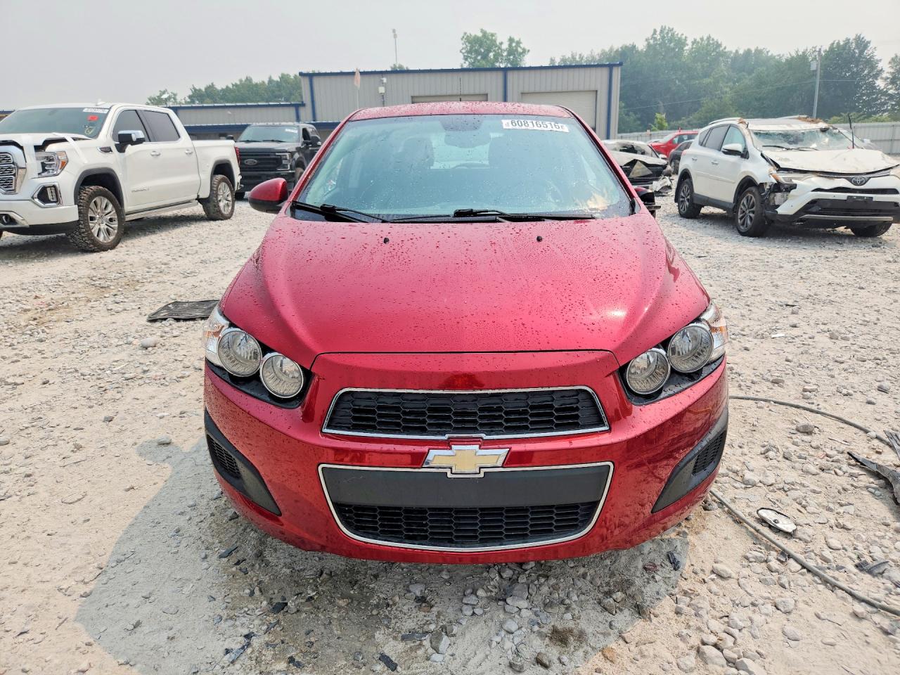 2013 Chevrolet Sonic Lt Red vin: 1G1JC6SHXD4145894