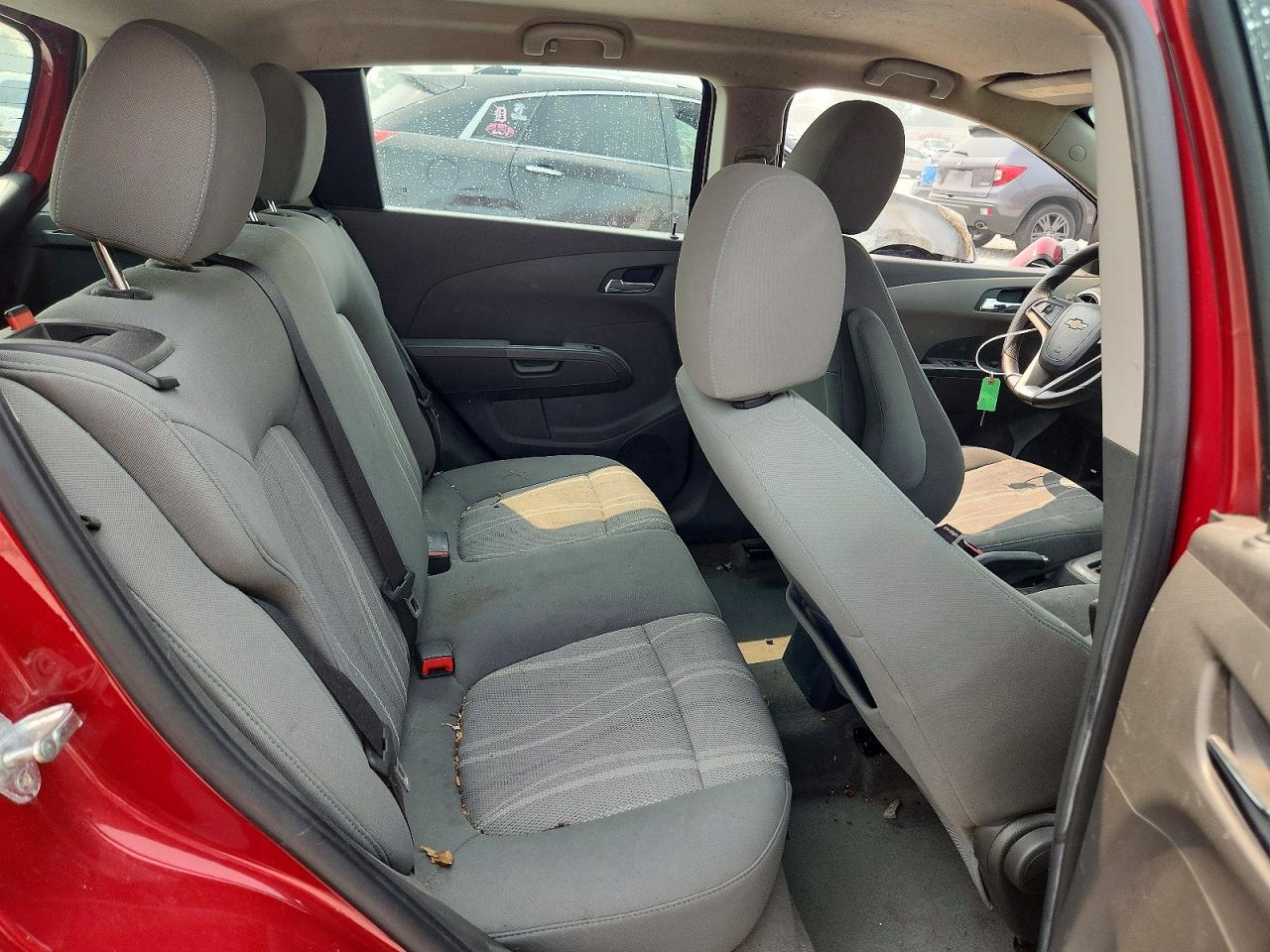 2013 Chevrolet Sonic Lt Red vin: 1G1JC6SHXD4145894
