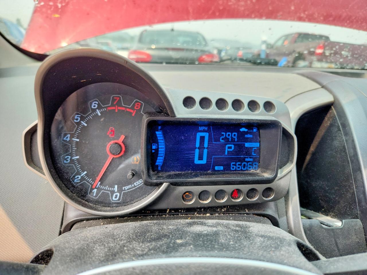 2013 Chevrolet Sonic Lt Red vin: 1G1JC6SHXD4145894
