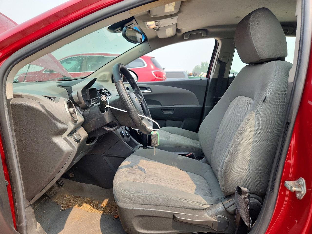 2013 Chevrolet Sonic Lt Red vin: 1G1JC6SHXD4145894