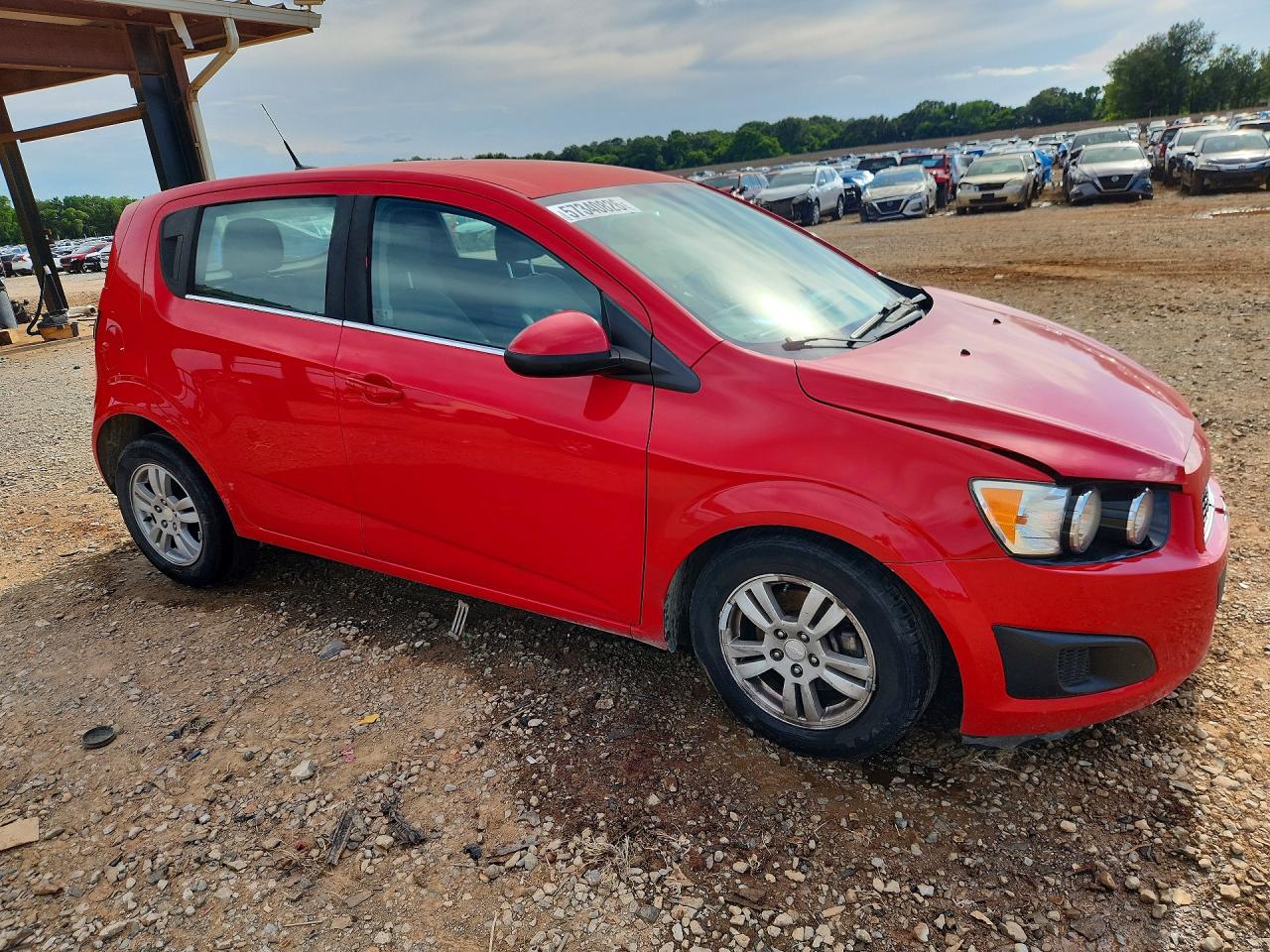 2014 Chevrolet Sonic Lt Red vin: 1G1JC6SHXE4113870