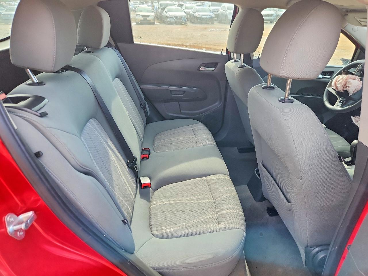 2014 Chevrolet Sonic Lt Red vin: 1G1JC6SHXE4113870