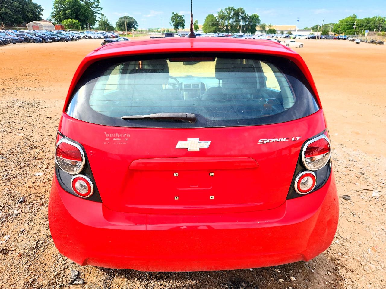 2014 Chevrolet Sonic Lt Red vin: 1G1JC6SHXE4113870