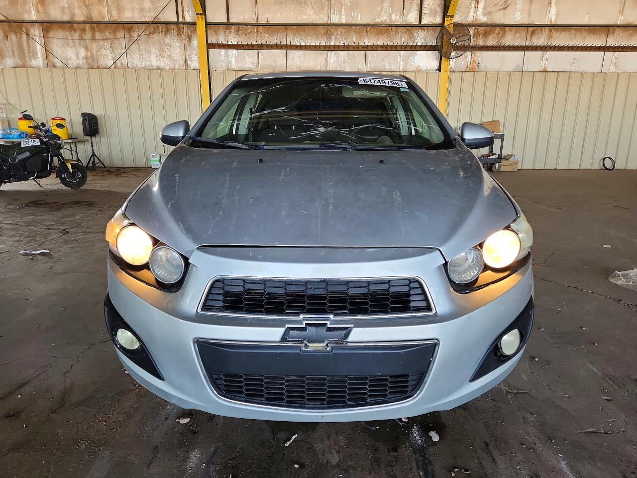 2015 Chevrolet Sonic Lt Silver vin: 1G1JC6SHXF4125065