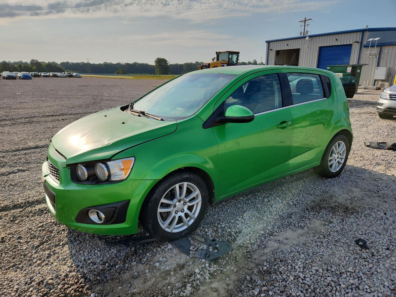 2015 Chevrolet Sonic Lt Green vin: 1G1JC6SHXF4154033