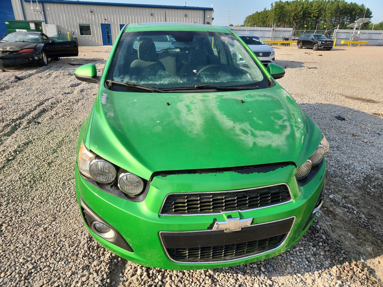 2015 Chevrolet Sonic Lt Green vin: 1G1JC6SHXF4154033