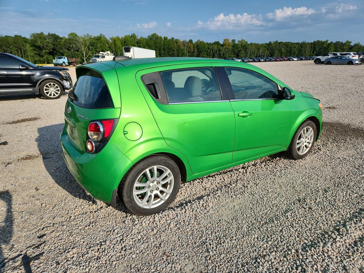 2015 Chevrolet Sonic Lt Green vin: 1G1JC6SHXF4154033