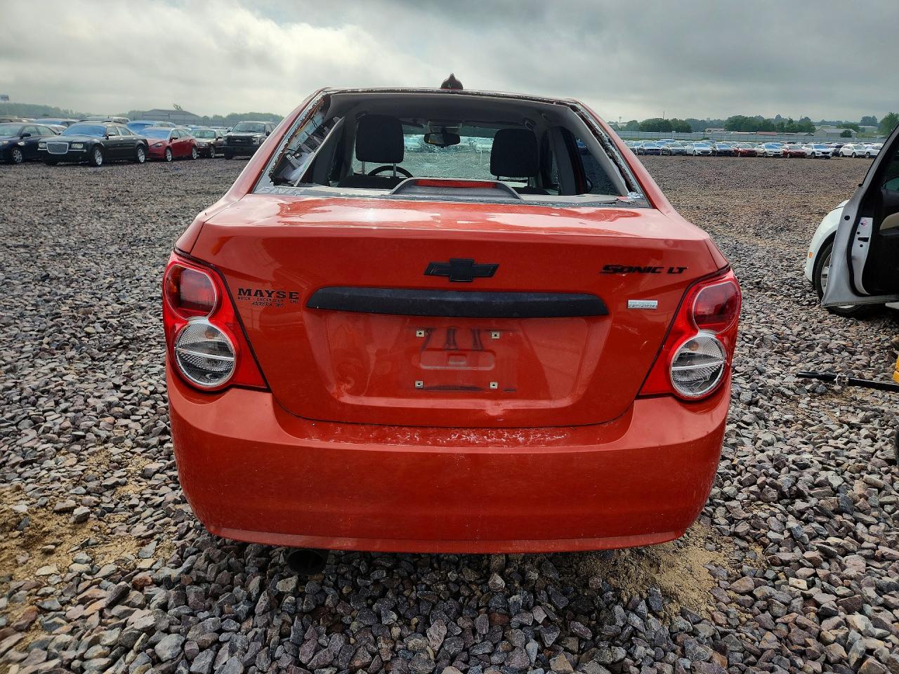 2012 Chevrolet Sonic Lt Оранжевый vin: 1G1JD5SB1C4224940
