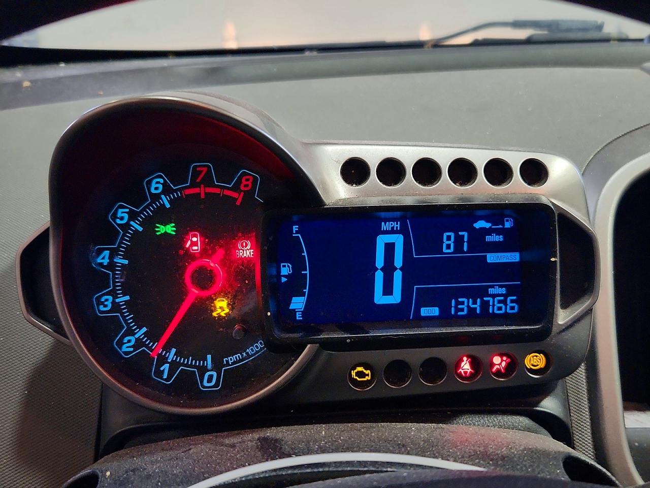 2012 Chevrolet Sonic Lt Темно-бордовый vin: 1G1JD5SB3C4180889