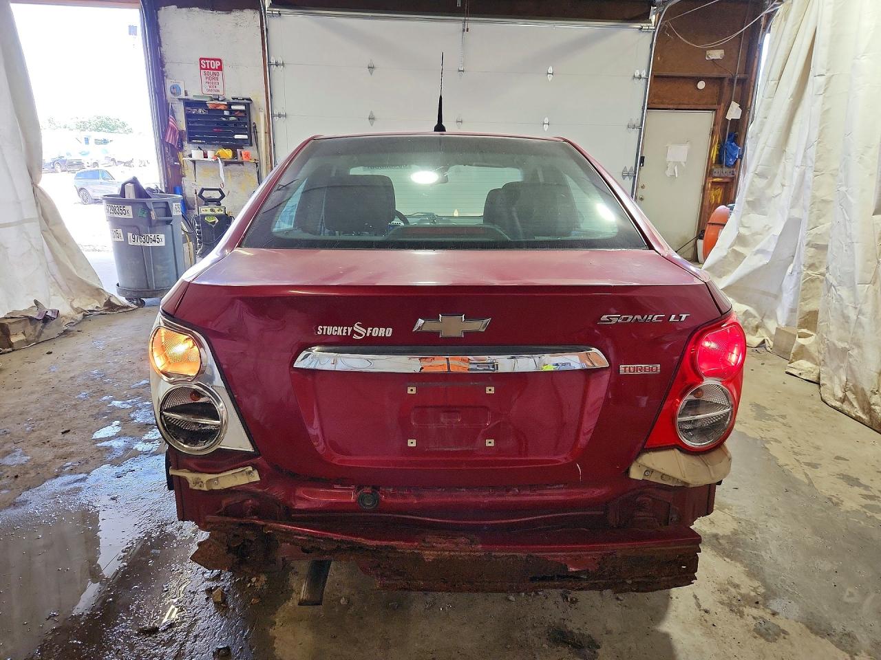2012 Chevrolet Sonic Lt Темно-бордовый vin: 1G1JD5SB3C4180889