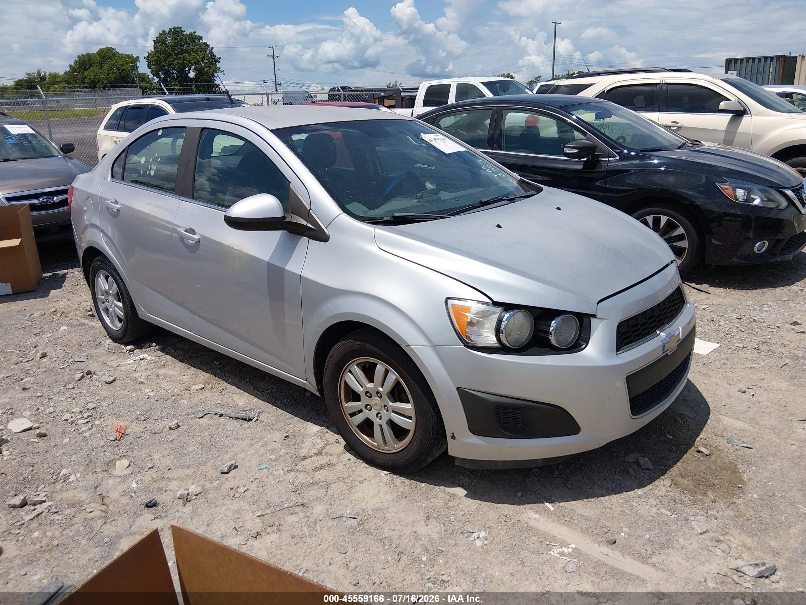 2012 Chevrolet Sonic 1lt Gray vin: 1G1JD5SB8C4168382
