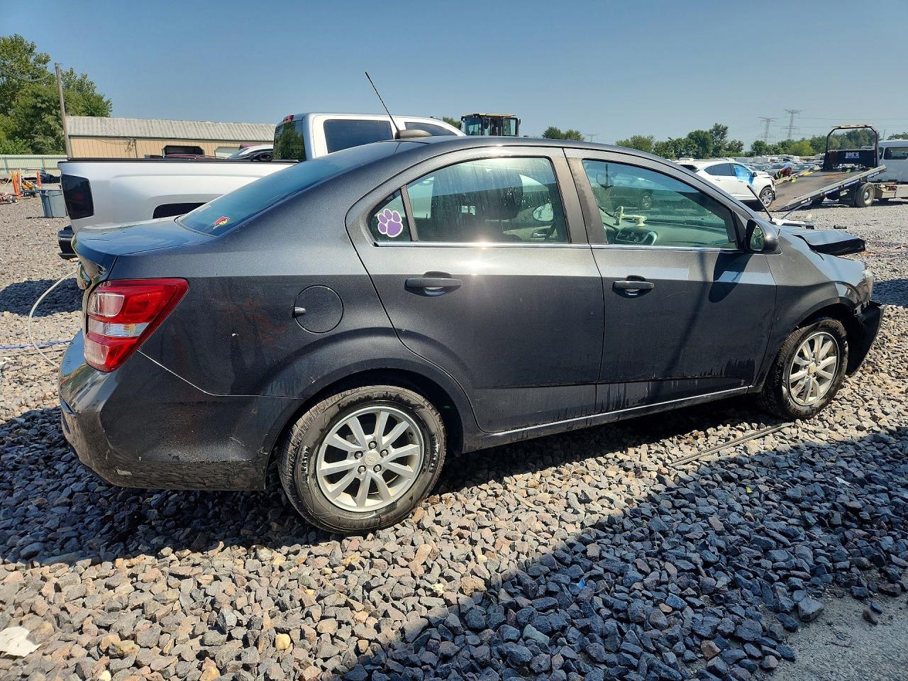 2018 Chevrolet Sonic Lt Gray vin: 1G1JD5SH0J4139296