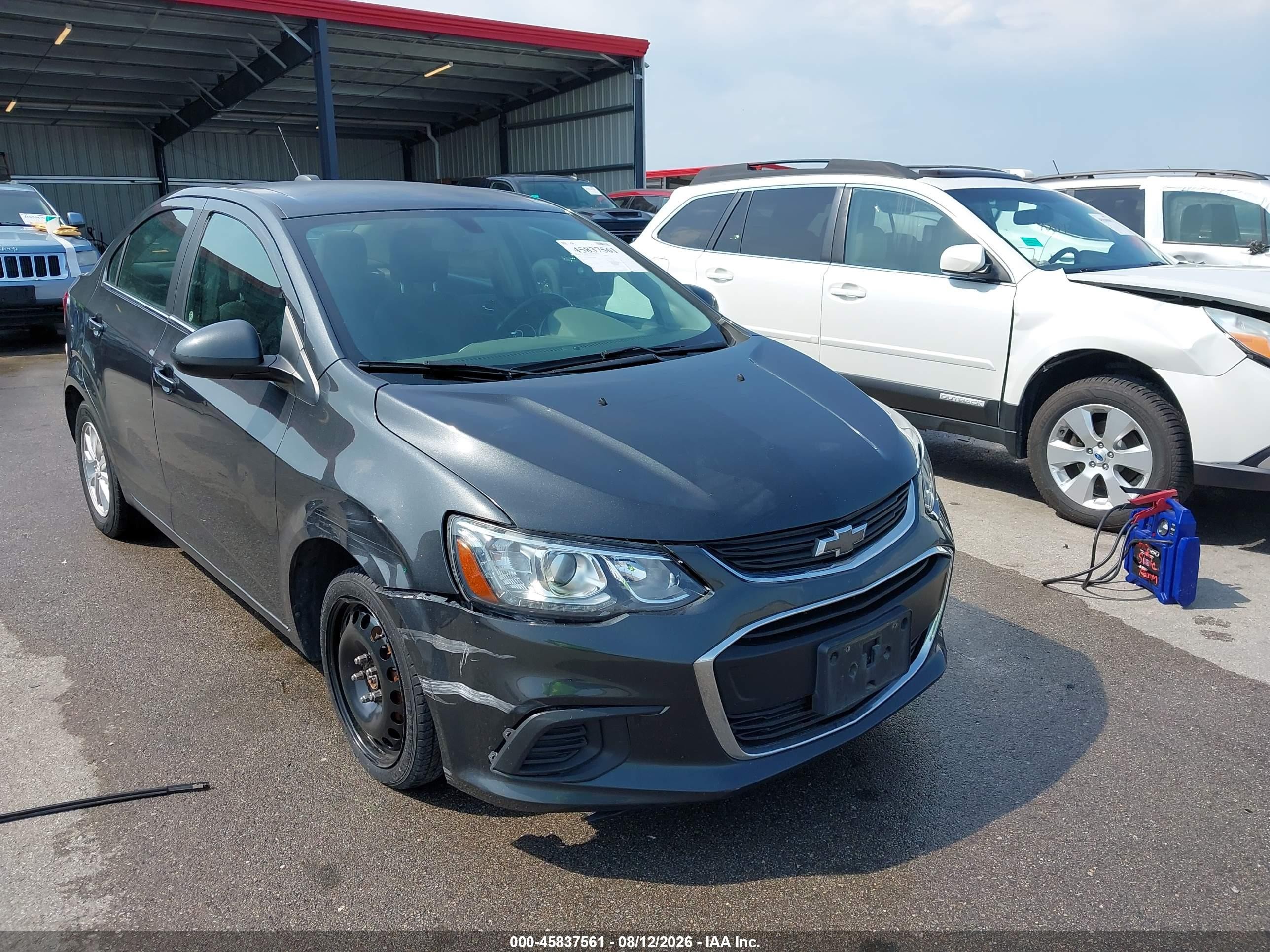 2017 Chevrolet Sonic Lt Auto Gray vin: 1G1JD5SH3H4176885