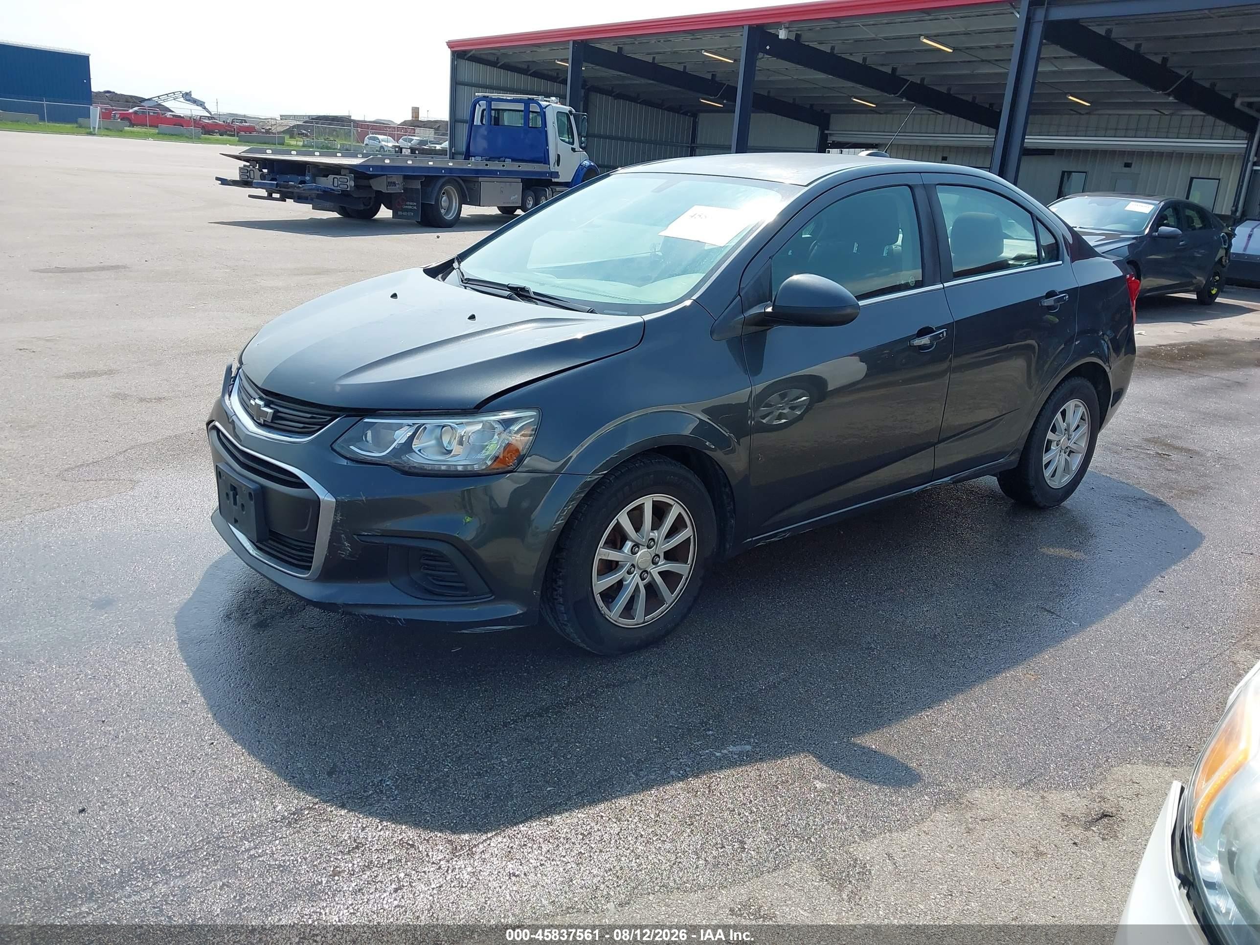 2017 Chevrolet Sonic Lt Auto Gray vin: 1G1JD5SH3H4176885