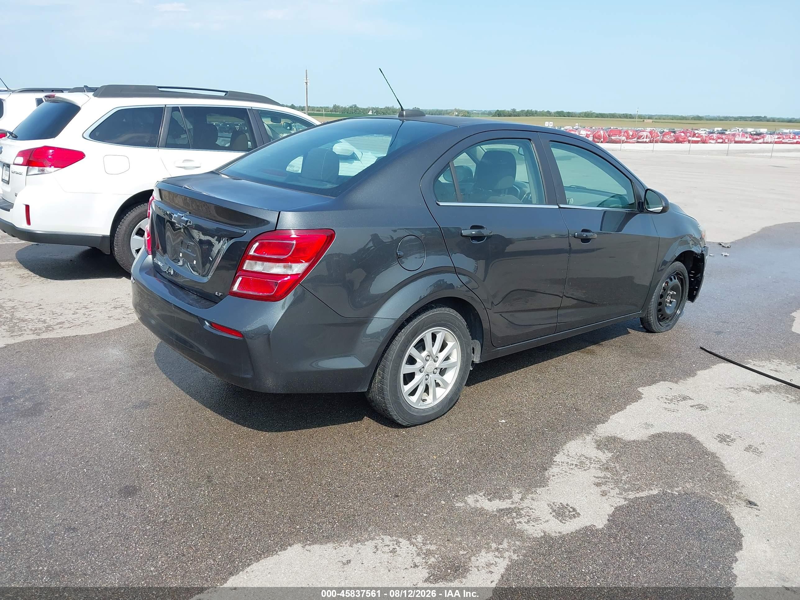 2017 Chevrolet Sonic Lt Auto Gray vin: 1G1JD5SH3H4176885