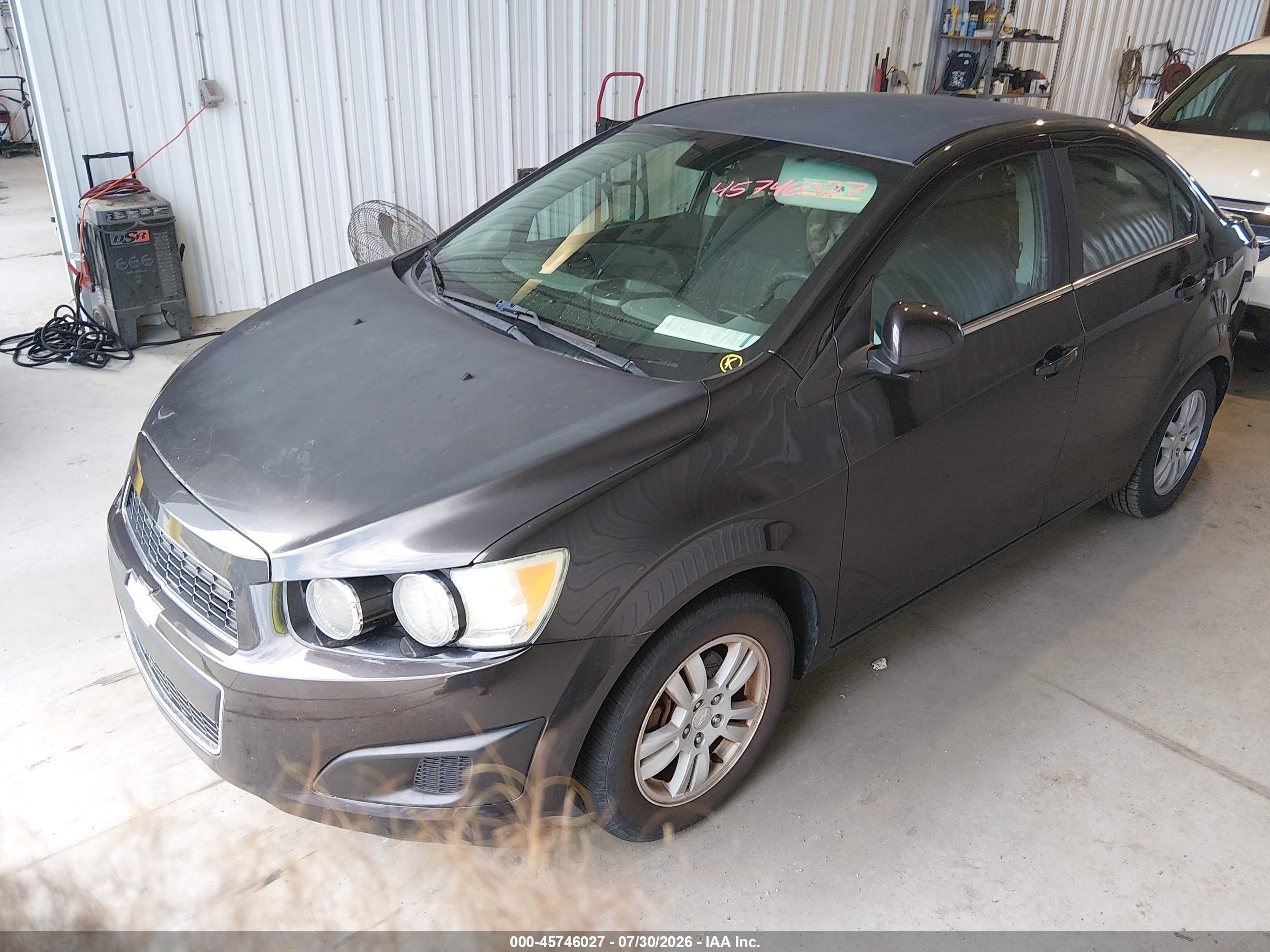 2013 Chevrolet Sonic Lt Manual Black vin: 1G1JD5SH5D4249927