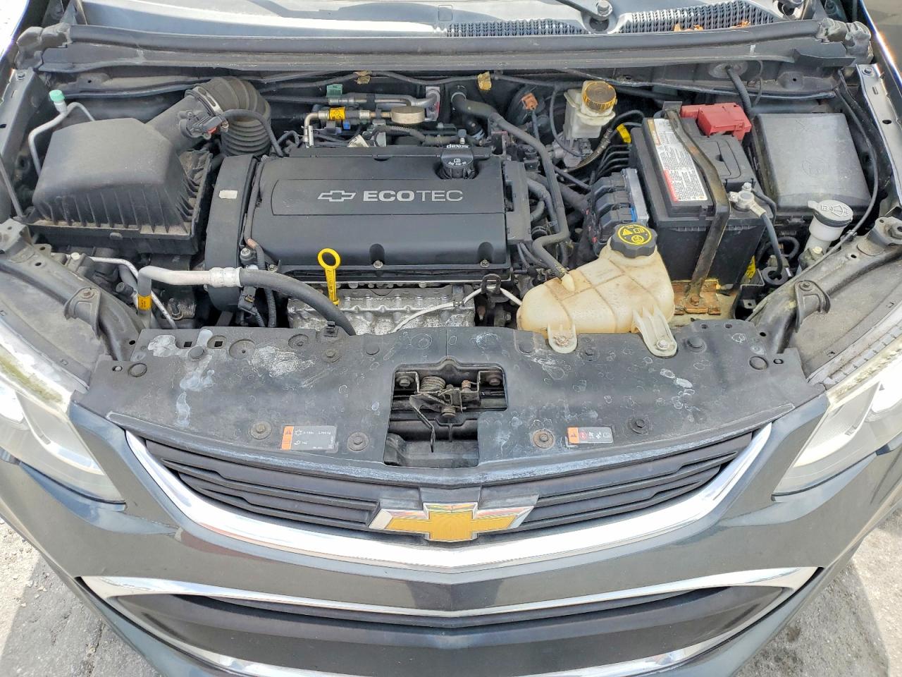 2017 Chevrolet Sonic Lt Gray vin: 1G1JD5SH5H4124612