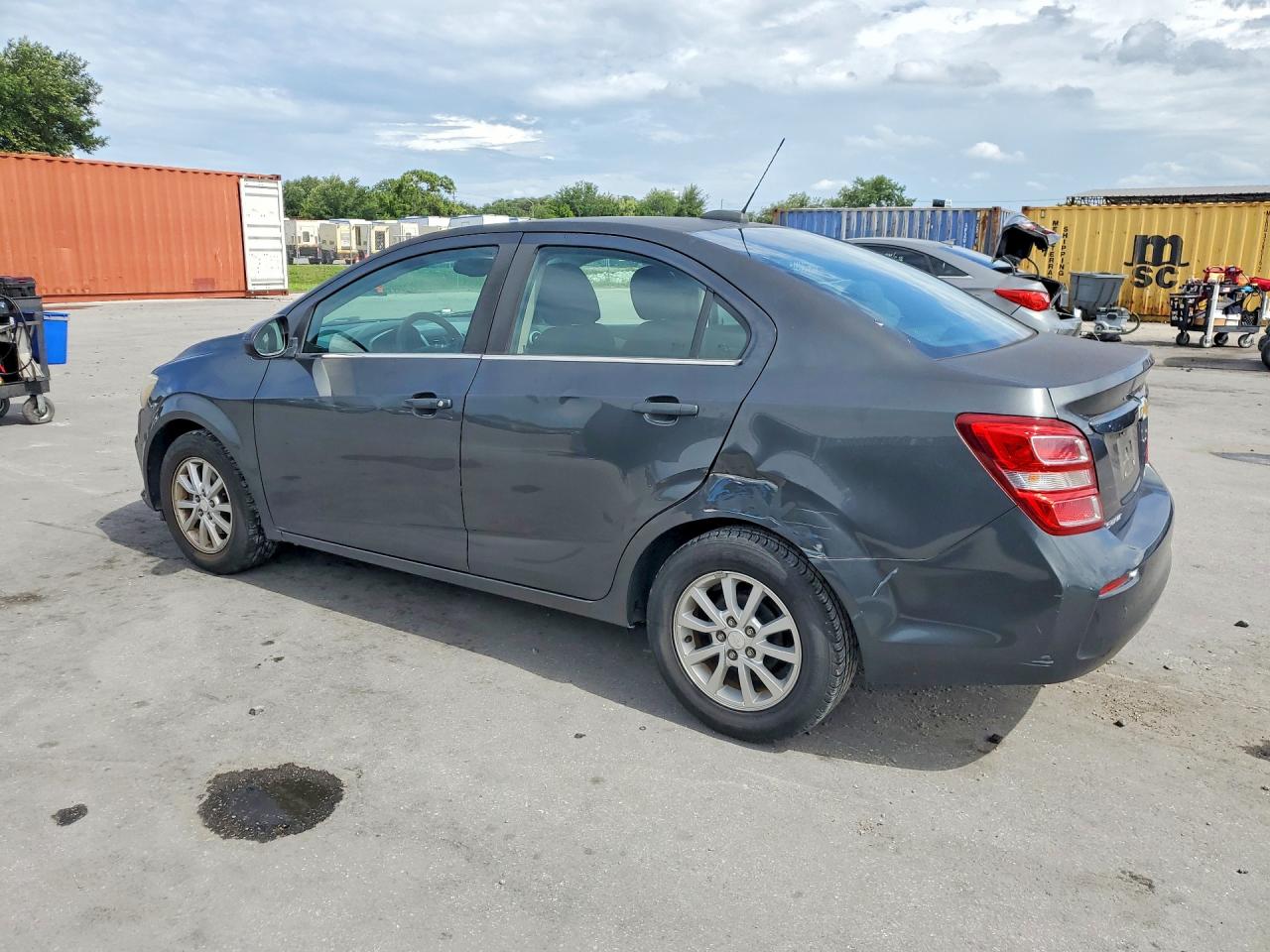 2017 Chevrolet Sonic Lt Gray vin: 1G1JD5SH5H4124612