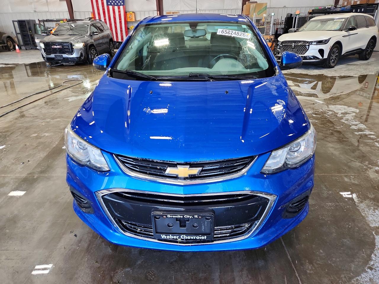 2018 Chevrolet Sonic Lt Blue vin: 1G1JD5SH5J4103152