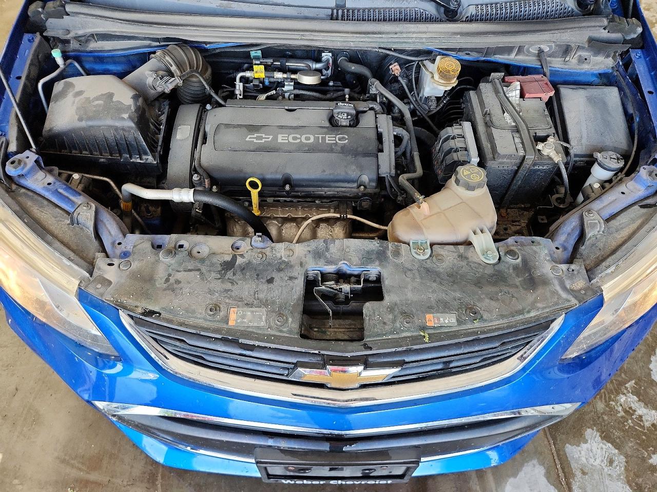 2018 Chevrolet Sonic Lt Blue vin: 1G1JD5SH5J4103152