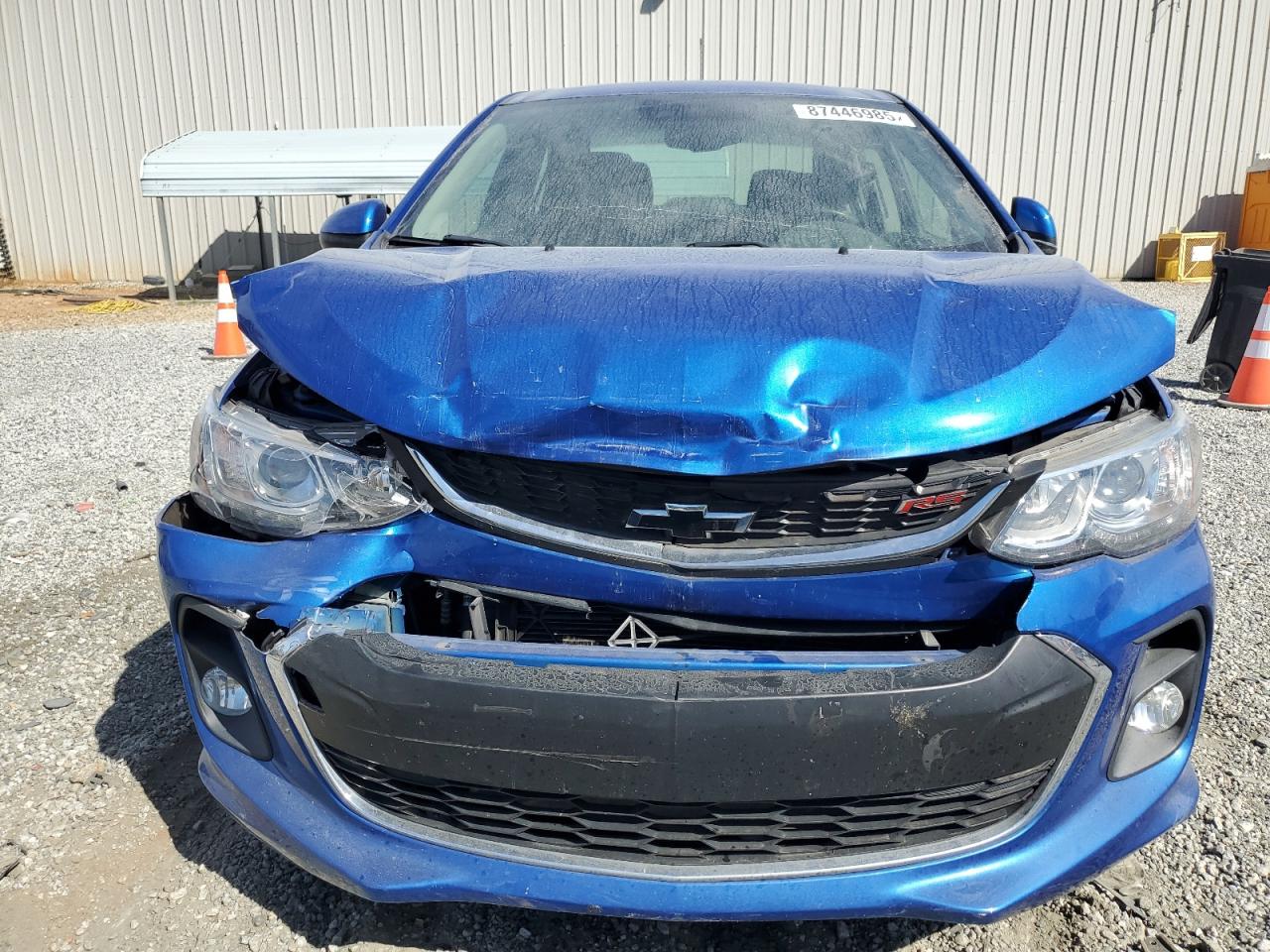 2018 Chevrolet Sonic Lt Синий vin: 1G1JD5SH5J4135499