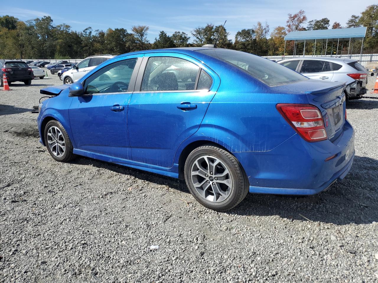 2018 Chevrolet Sonic Lt Синий vin: 1G1JD5SH5J4135499