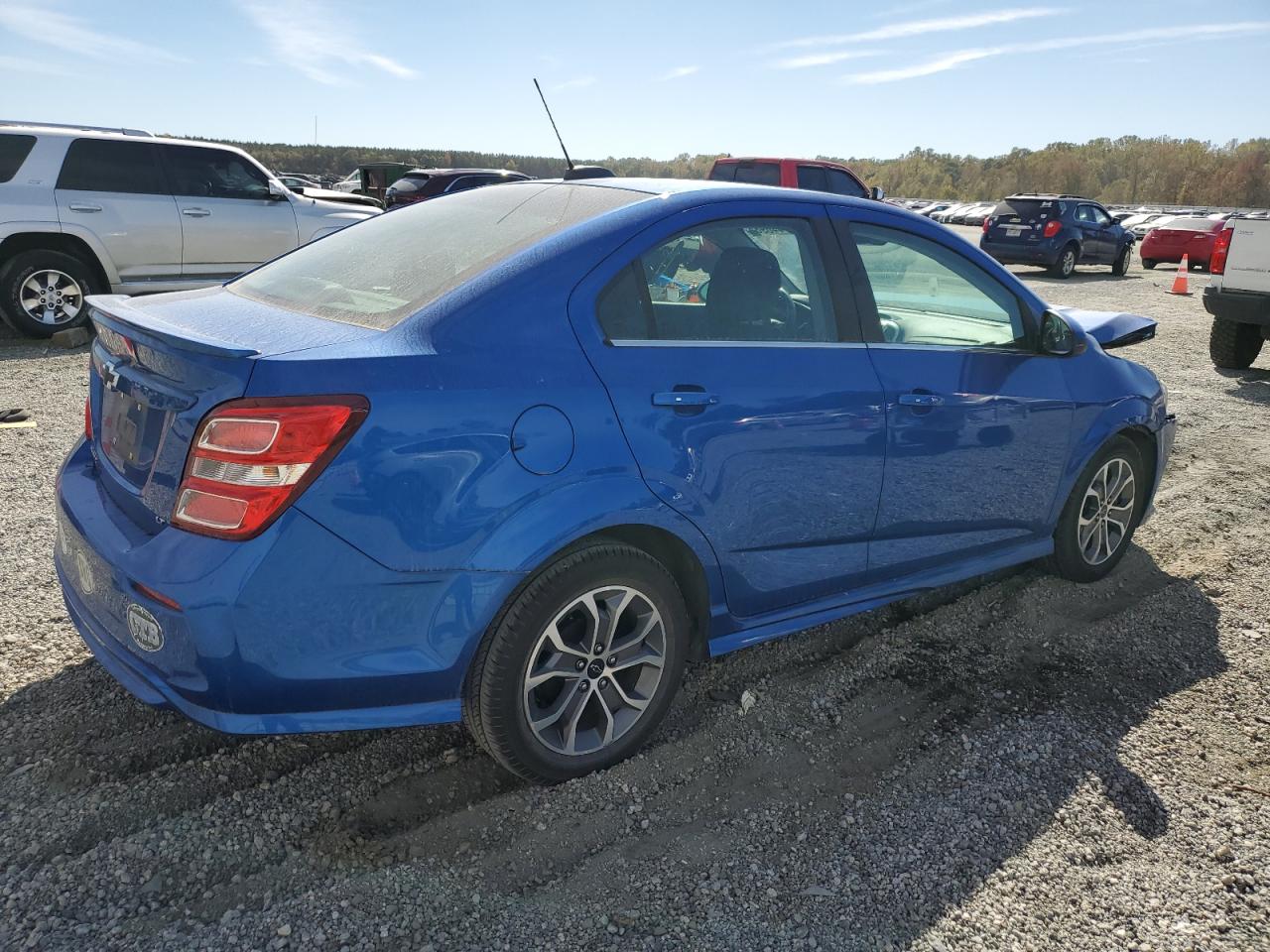 2018 Chevrolet Sonic Lt Синий vin: 1G1JD5SH5J4135499