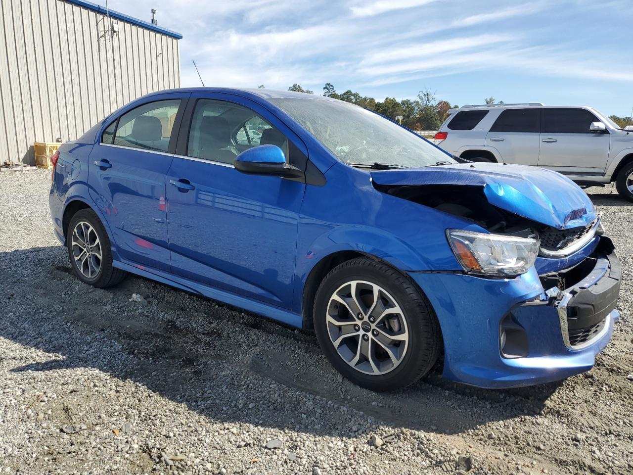 2018 Chevrolet Sonic Lt Синий vin: 1G1JD5SH5J4135499